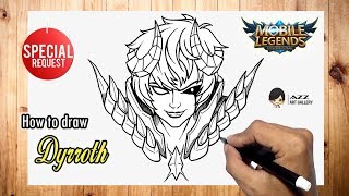 Download lagu How to draw Dyrroth Mobile Legends mp3