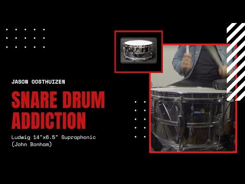 Jason's Snare Drum Addiction - Prt 28 - Ludwig 14'' x 6.5'' Supraphonic Snare Drum (John Bonham)