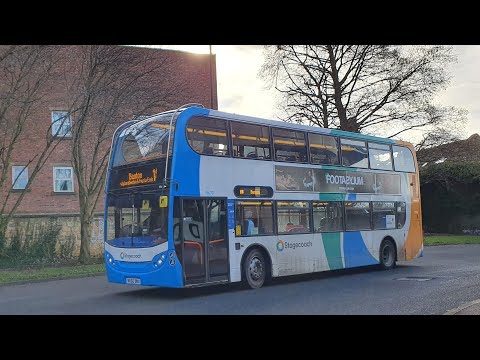 Journey on Route 18 | NK60DNU/19673 - Stagecoach North East: Dennis Trident 2/ADL Enviro 400