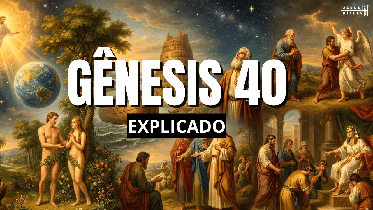 Gênesis 40 Estudo: JOSÉ INTERPRETA SONHOS NA PRISÃO (Bíblia Explicada)