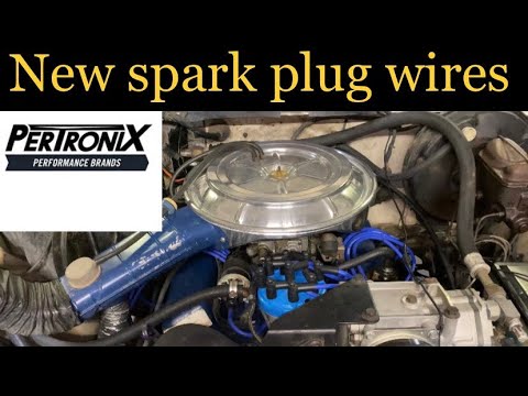 Installing new spark plug wire’s on ford 302/351w.