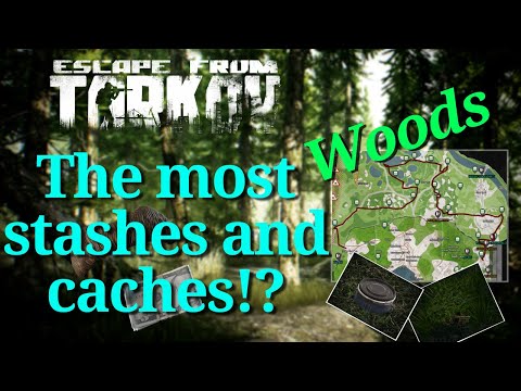 Most efficient cache run in Escape From Tarkov | Woods Stash Run
