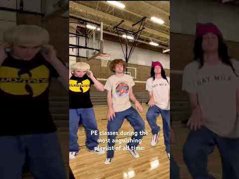 The music in PE classes for no reason.... #shorts