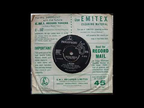 Lee Stirling and The Bruisers - I Believe (1964 Parlophone R 5112 a-side) Vinyl rip
