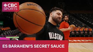 What is Es Baraheni's secret sauce to the CEBL sideline?