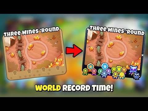 How Fast Can You Black Border Three Mines Round in BTD6?