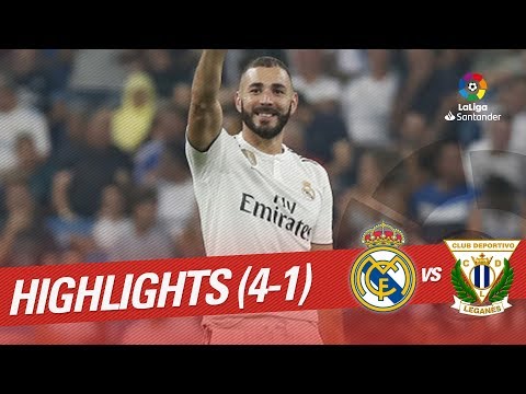 Highlights Real Madrid vs CD Leganés (4-1)