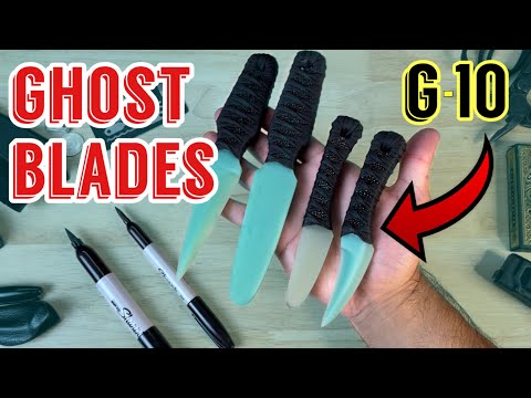 INVISIBLE KNIVES FOR SELF DEFENSE!? EDC G-10 Ghost Knives from Revenent Corps | Gear Haul + Review