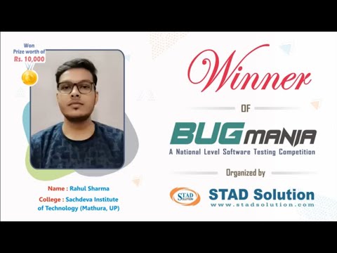 BUGmania Season 2 Winner