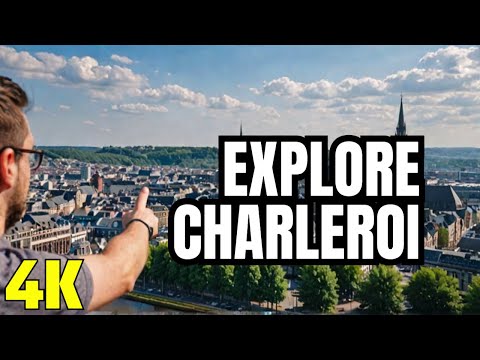 Charleroi Belgium 4k 🇧🇪 | Guided Tour
