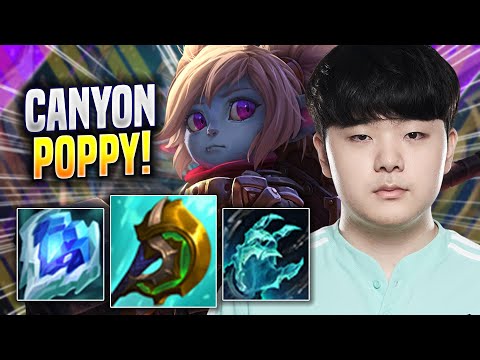 CANYON IS SO GOOD WITH POPPY! - DK Canyon Plays Poppy JUNGLE vs Wukong! | Season 2022