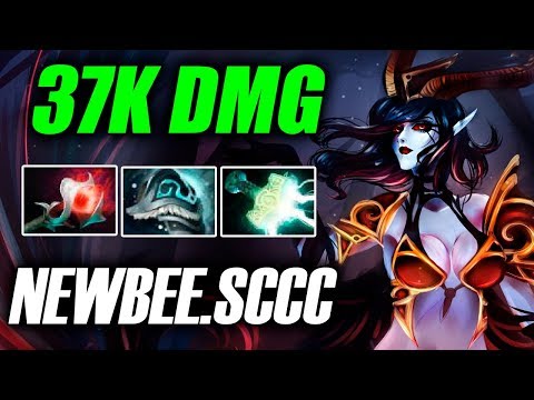 Sccc • Queen of Pain • 37K DMG • Newbee vs EG — TI7 Pro Gameplay