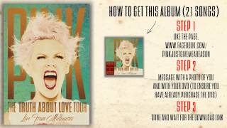 P!nk - Leave Me Alone (I&#39;m Lonely) (The Truth About Love Tour Live From Melbourne(