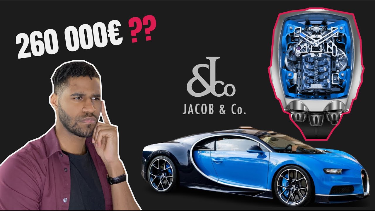 La Jacob & Co BUGATTI un vrai MOTEUR dans la MONTRE 