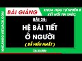 Bài 35. Hệ bài tiết ở người
