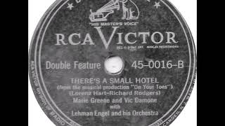 Vic Damone and Marie Greene – There's a Small Hotel, 1947