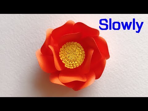 ABC TV | How To Make Mini Paper Flower Backdrop With Shape Punch (Slowly)- Craft Tutorial