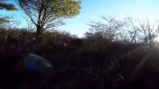 hiking up Buck Hill on the Skyline Trail