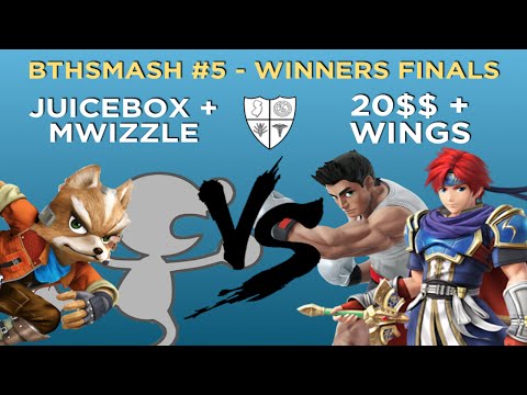 BTHSmash #5 - JuiceBox/MWizzle vs 20$$/WINGS - Winners Finals - Smash 4