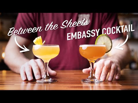 These 2 drinks are the same - Between the Sheets & The Embassy Cocktail