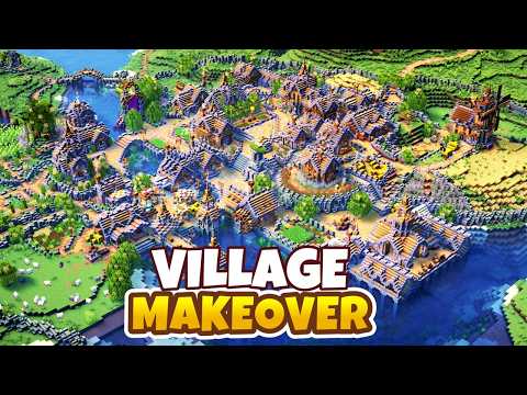 I transformed an ENTIRE Village | Minecraft Timelapse (+FREE World Download)