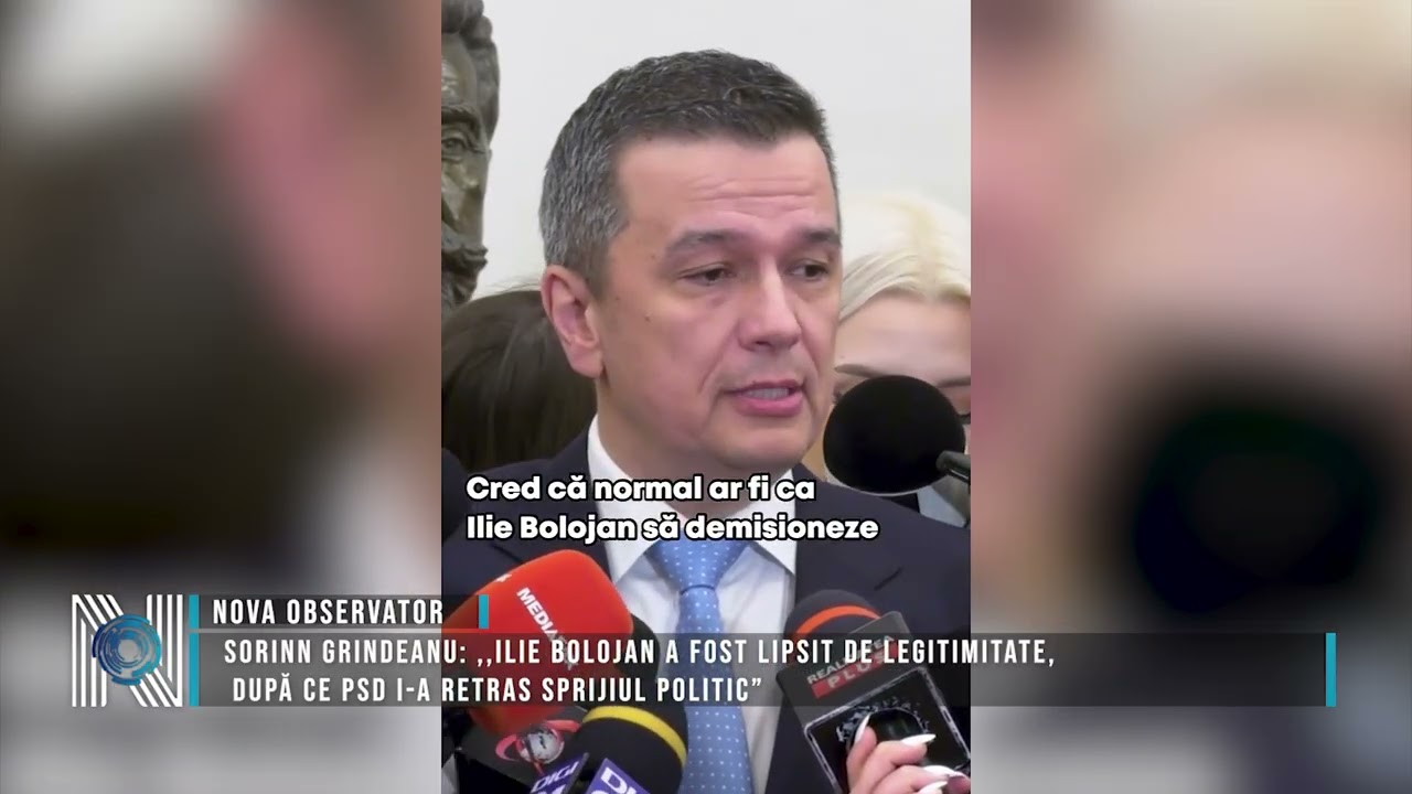 Sorinn Grindeanu: ,,Ilie Bolojan a fost lipsit de legitimitate, după ce PSD i-a retras sprijiul politic”