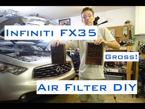 Infiniti FX35 - Air Filter DIY - 2009-2012