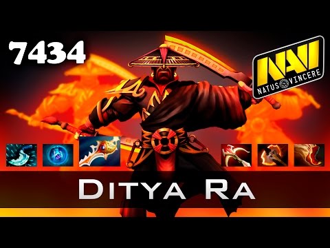 Ditya Ra Ember Spirit - 7434 MMR Dota 2