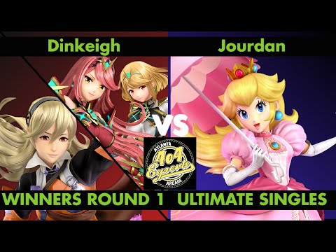SSBU - 4o4 Smash Night 18 - DBH|VA| Dinkeigh (Pyra, Mythra, Corrin) vs PT| Jourdan (Peach) - WR1