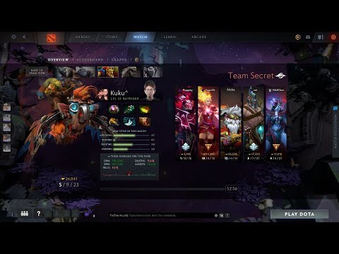 dota2sup kuku batrider TNC vs secret -TI9