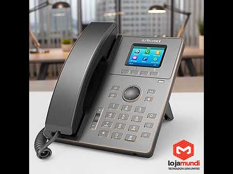 Video do produto Telefone IP FlyingVoice P11G 2 Linhas SIP Gigabit PoE