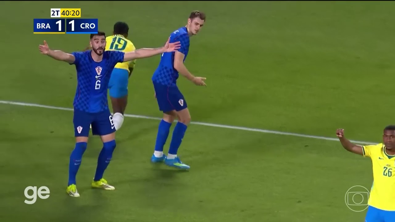 BRASIL 3 X 1 CROÁCIA   MELHORES MOMENTOS   AMISTOSO INTERNACIONAL   ge globo