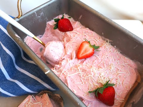 Dessert Recipe: HEALTHY Strawberry "Nice Cream" by Everyday Gourmet with Blakely