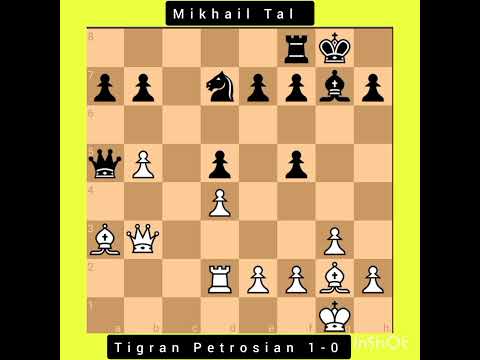 Tigran Petrosian vs Mikhail Tal, 1962 #chess #chessgame