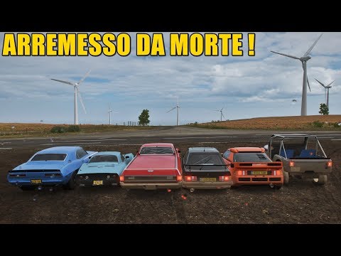 Forza Horizon 4 - Arremesso da Morte com Carros Antigos (VÍDEO COM MEME)