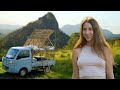Alone In The Wild Countryside In My Hand Built Bamboo Camper