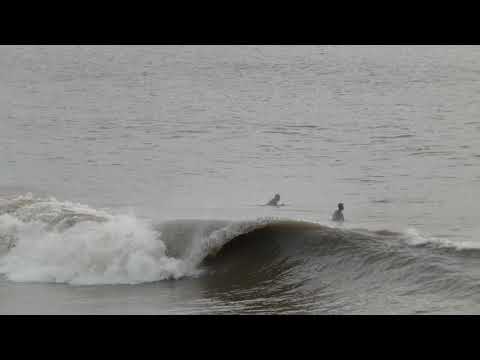 Surfing fun waves at Rest Bay