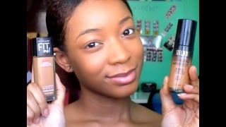 Maybelline Fit Me Foundation vs Milani CONCEAL + PERFECT 2-IN-1 FOUNDATION + CONCEALER Review