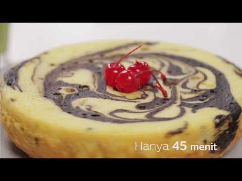 Resep Kue Bolu Marmer Praktis Tanpa Oven