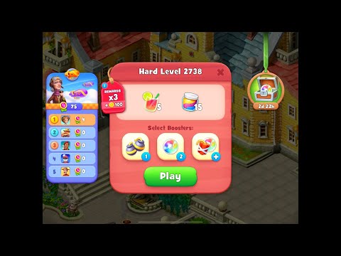 Gardenscapes Level 2738