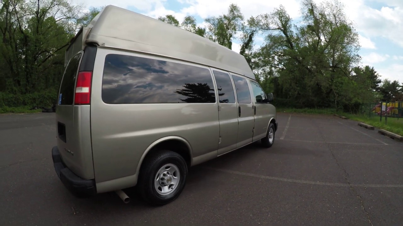 4K Review 2003 Chevrolet Express 3500 6.0L High top ...