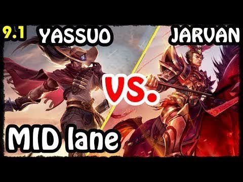 YASSUO Yasuo MID - Yasuo vs Jarvan IV Stream 9.1 Gameplay Season 9