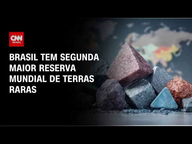 Brasil tem segunda maior reserva mundial de terras raras | CNN PRIME TIME