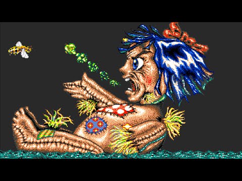 Apidya (Amiga) All Bosses (No Damage)