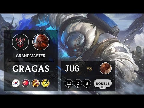 Gragas Jungle vs Taliyah - KR Grandmaster Patch 9.24