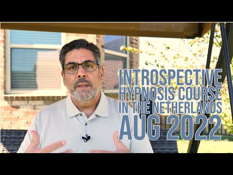 267 Antonio Sangio. Introspective Hypnosis Course / Retreat in The Netherlands.