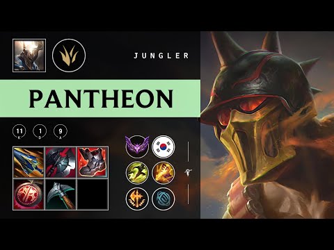 Pantheon Jungle vs Aatrox - KR Master Patch 25.24