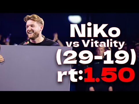 CS2 POV G2 NiKo (29-19) rt:1.50 vs Vitality (mirage) - BLAST Premier Fall Final 2024