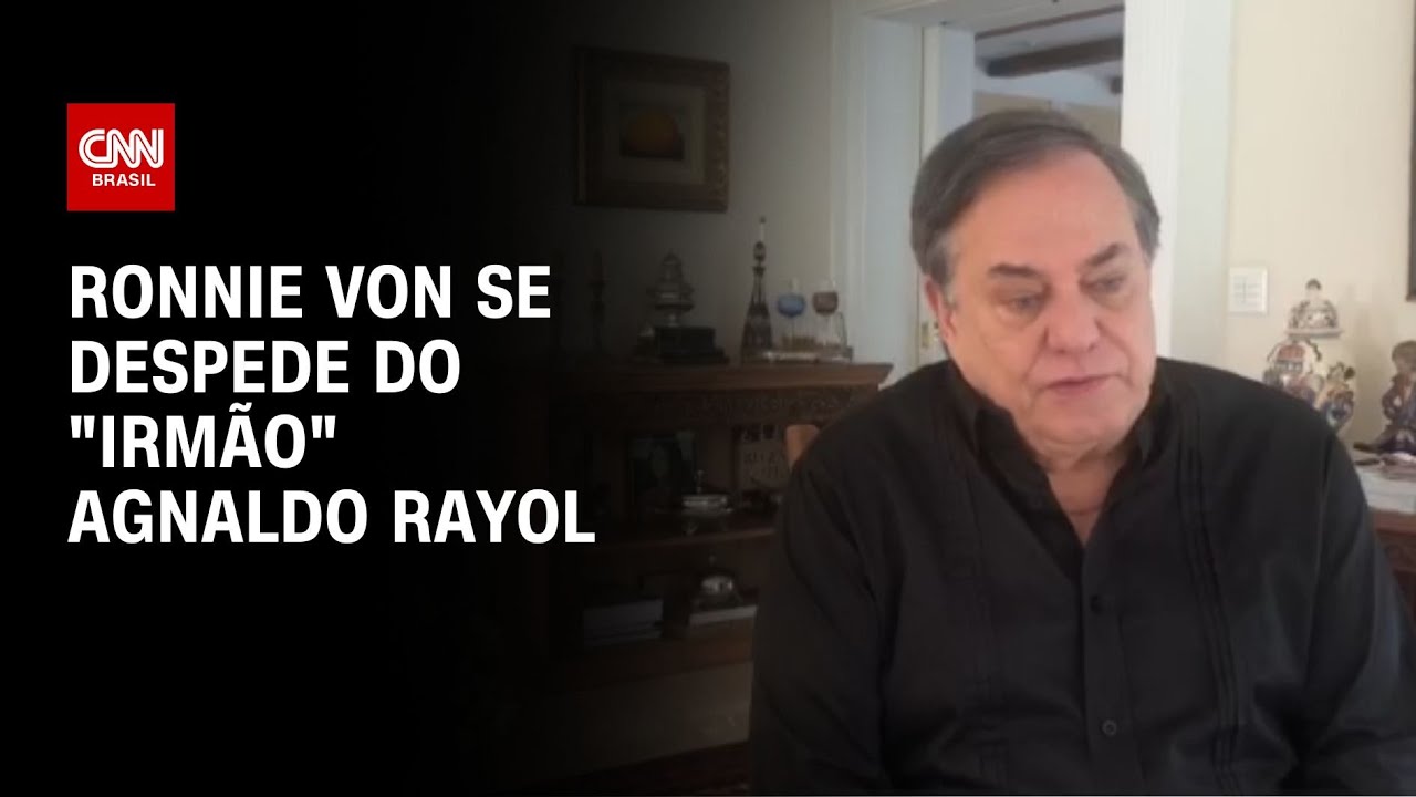 Ronnie Von se despede do "irmão" Agnaldo Rayol | BASTIDORES CNN