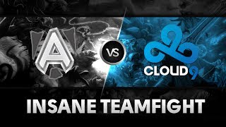 Insane teamfight by Alliance vs C9 @ DreamLeague Season 1